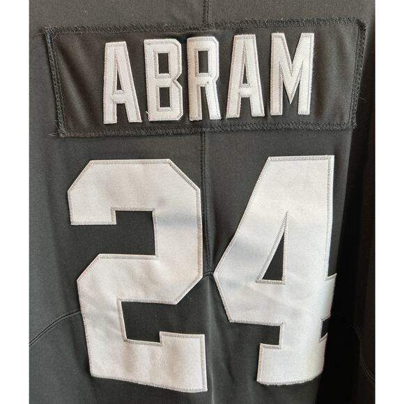 Men’s NIKE NFL Las Vegas Raiders On Field #24 Abram Inaugural Jersey Size XL *C1 - Picture 1 of 5